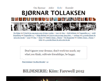 Tablet Screenshot of bjornartollaksen.no